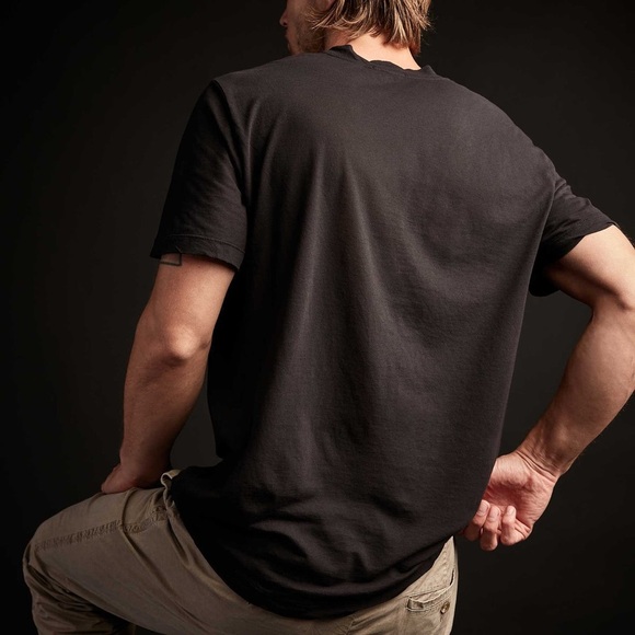 JAMES PERSE Black V Neck Tee - Picture 3 of 7